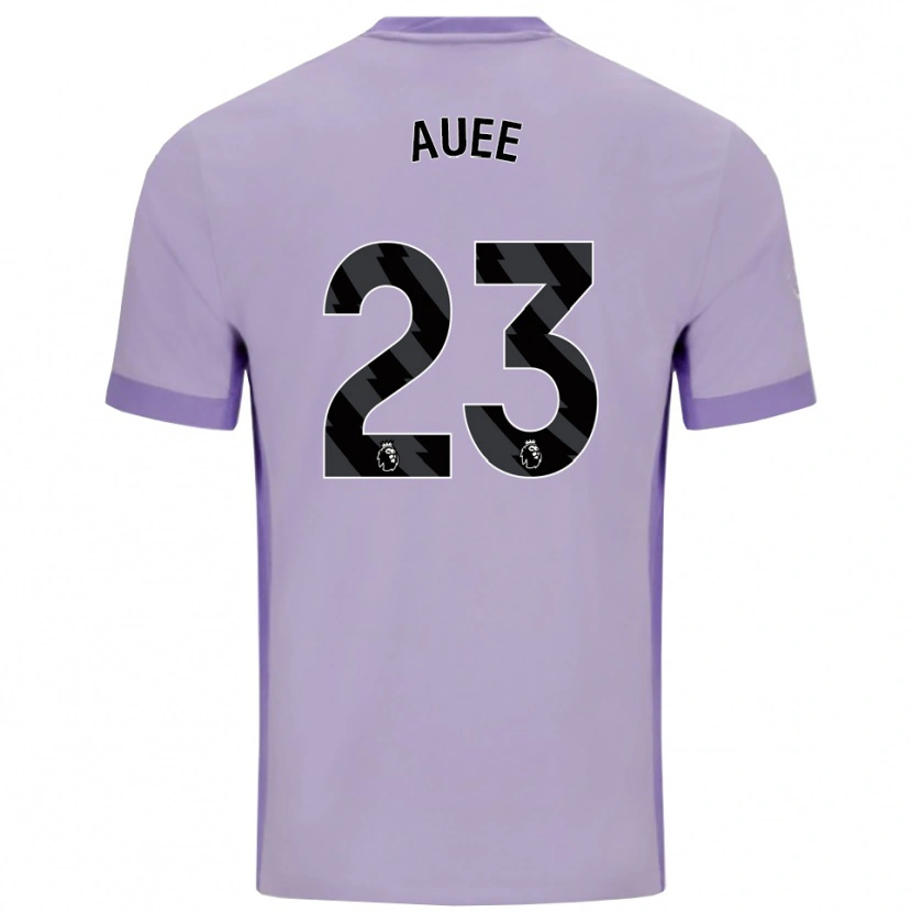 Danxen Uomo Maglia Marit Auée #23 Viola Taro Bianco Kit Gara Away 2025/26 Maglietta