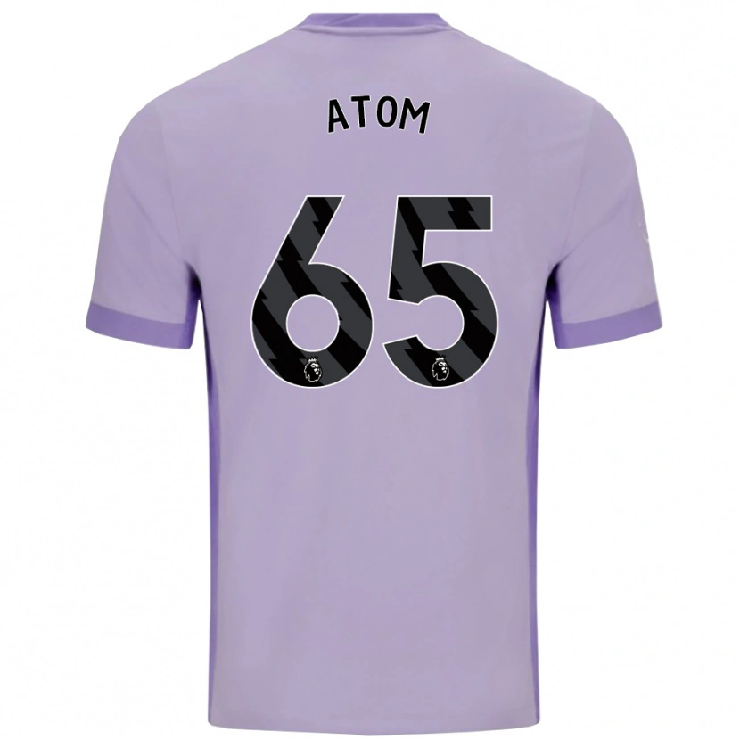 Danxen Uomo Maglia Noel Atom #65 Viola Taro Bianco Kit Gara Away 2025/26 Maglietta