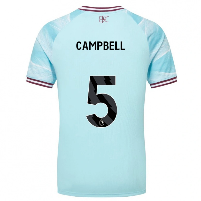 Danxen Uomo Maglia Murray Campbell #5 Azzurro Borgogna Kit Gara Away 2025/26 Maglietta