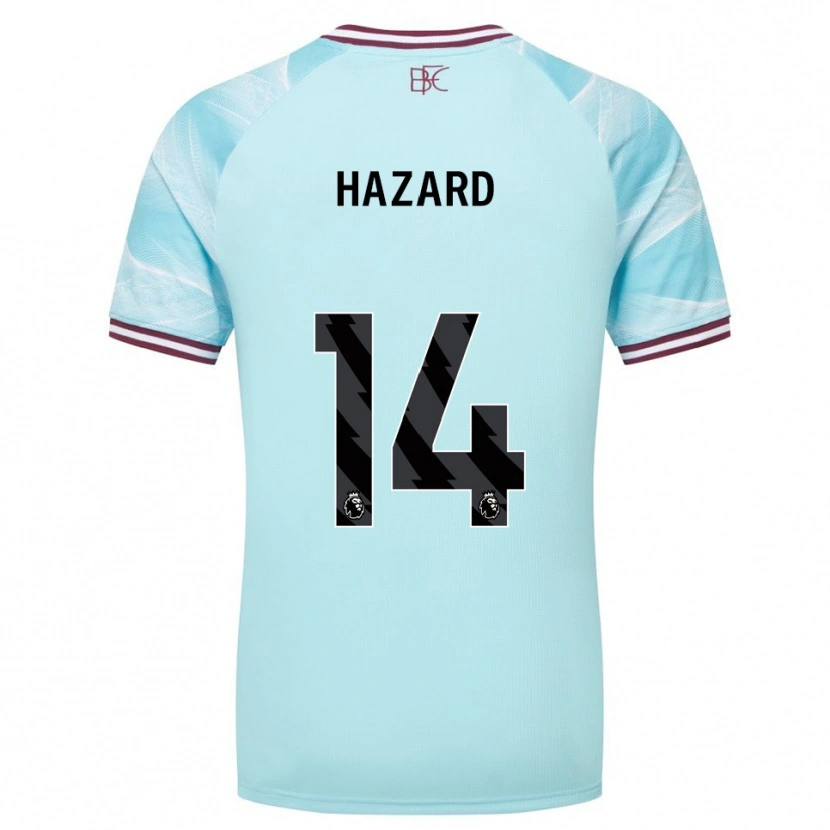 Danxen Uomo Maglia Amelia Hazard #14 Azzurro Borgogna Kit Gara Away 2025/26 Maglietta