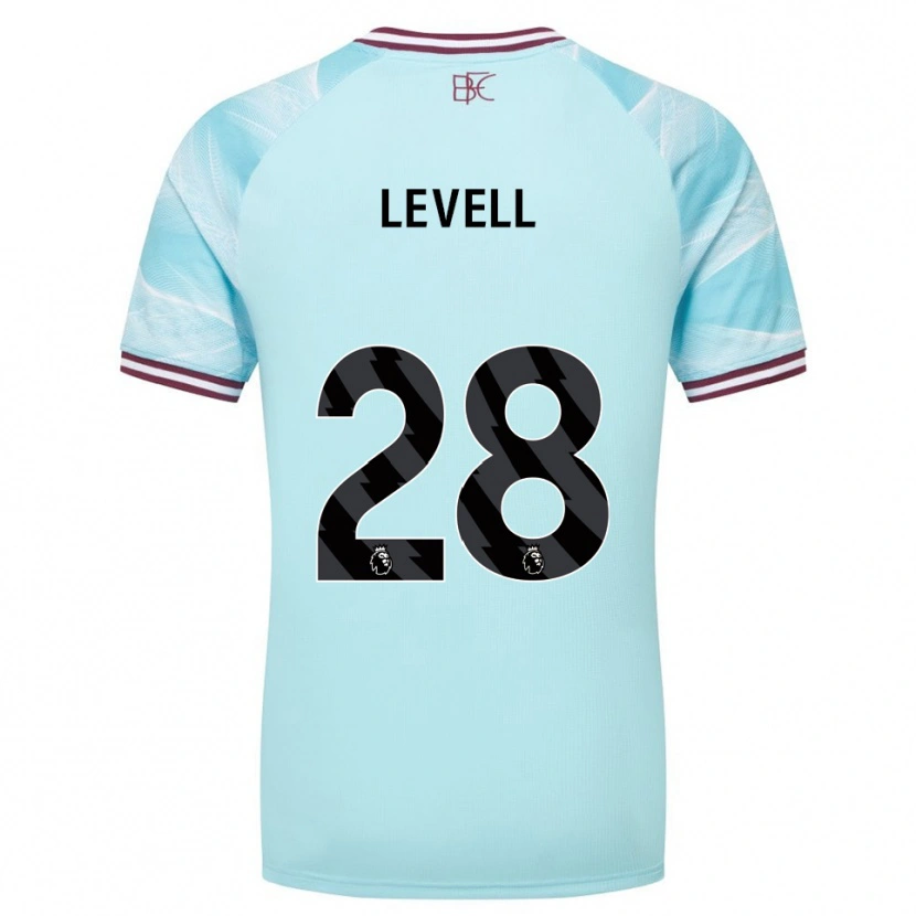 Danxen Uomo Maglia Kirstie Levell #28 Azzurro Borgogna Kit Gara Away 2025/26 Maglietta