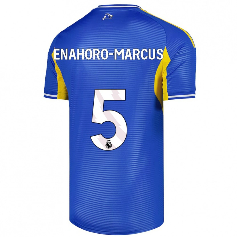 Danxen Uomo Maglia Louis Enahoro-Marcus #5 Blu Giallo Kit Gara Away 2025/26 Maglietta