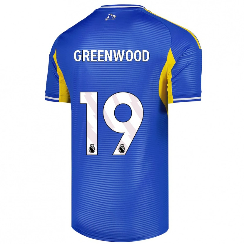 Danxen Uomo Maglia Sam Greenwood #19 Blu Giallo Kit Gara Away 2025/26 Maglietta