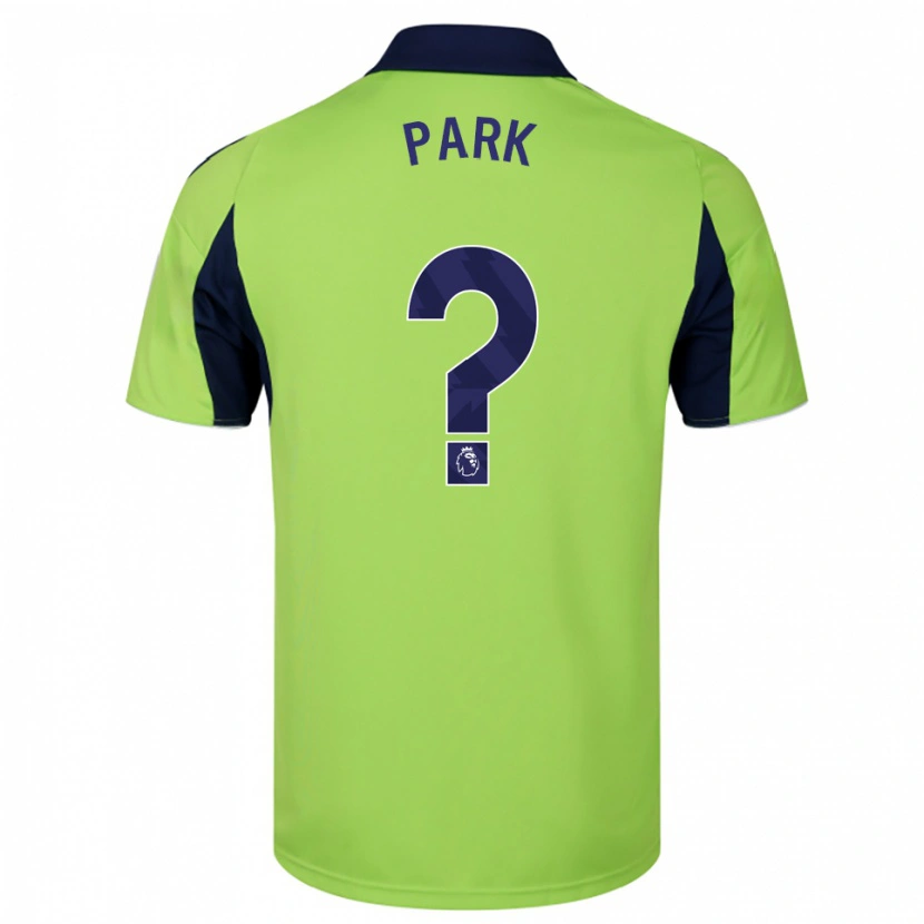 Danxen Uomo Maglia Damon Park #0 Verde Navy Bianco Kit Gara Away 2025/26 Maglietta
