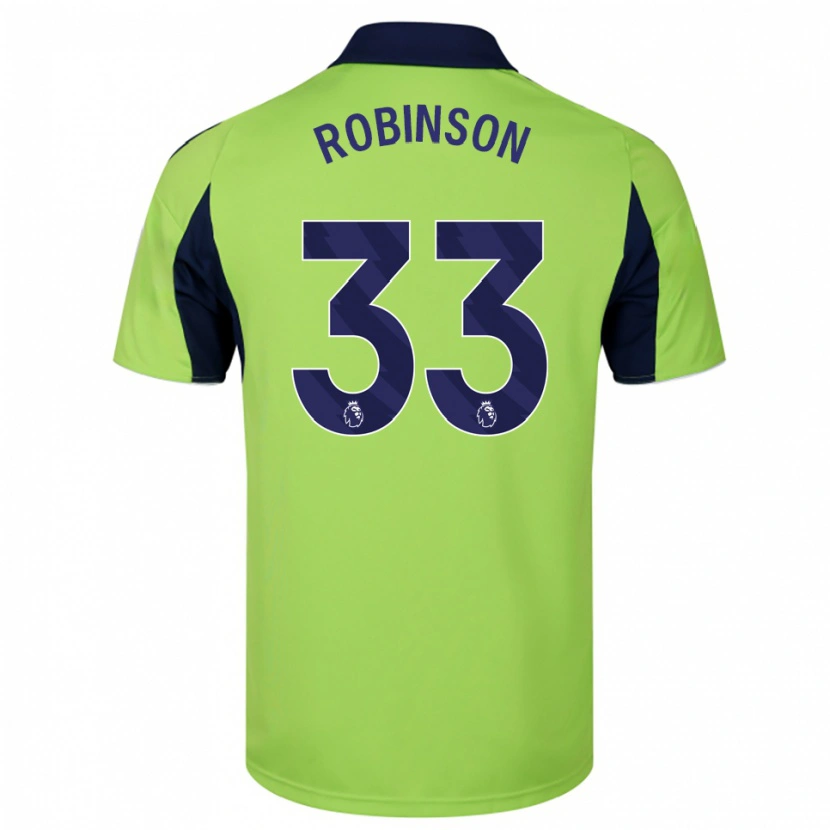 Danxen Uomo Maglia Antonee Robinson #33 Verde Navy Bianco Kit Gara Away 2025/26 Maglietta