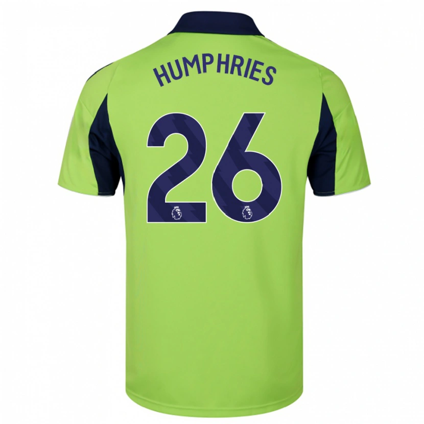 Danxen Uomo Maglia Marni Humphries #26 Verde Navy Bianco Kit Gara Away 2025/26 Maglietta