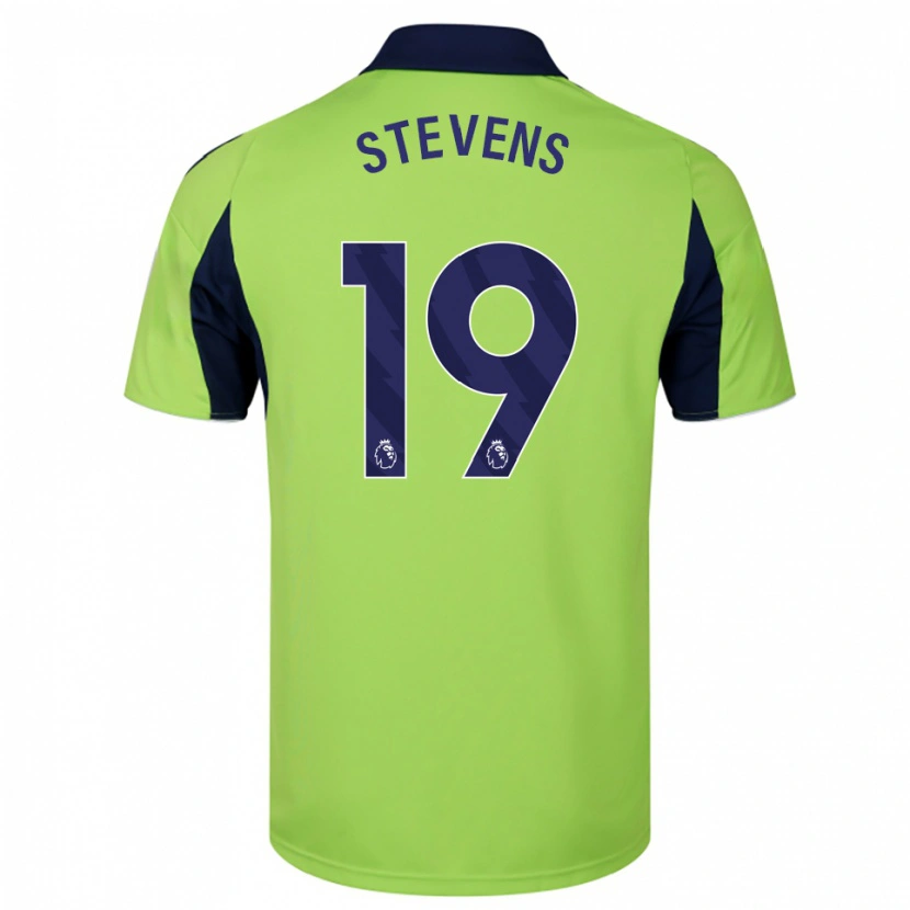Danxen Uomo Maglia Lily Stevens #19 Verde Navy Bianco Kit Gara Away 2025/26 Maglietta