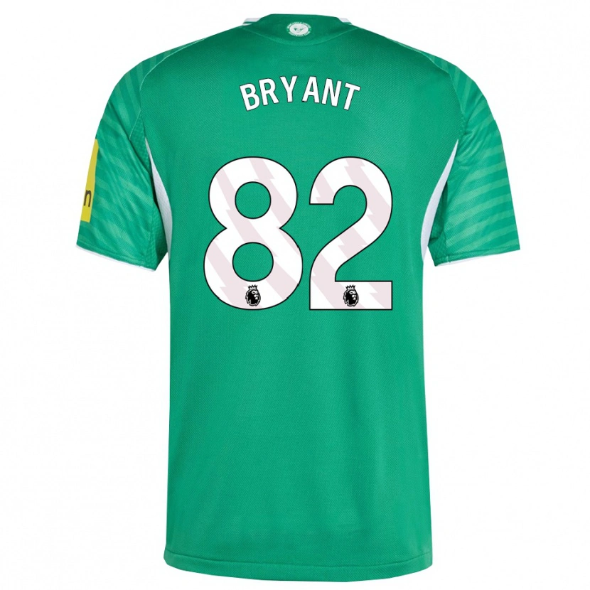 Danxen Uomo Maglia Thomas Bryant #82 Verde Bianco Kit Gara Away 2025/26 Maglietta