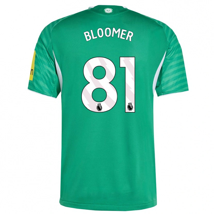 Danxen Uomo Maglia Guy Bloomer #81 Verde Bianco Kit Gara Away 2025/26 Maglietta