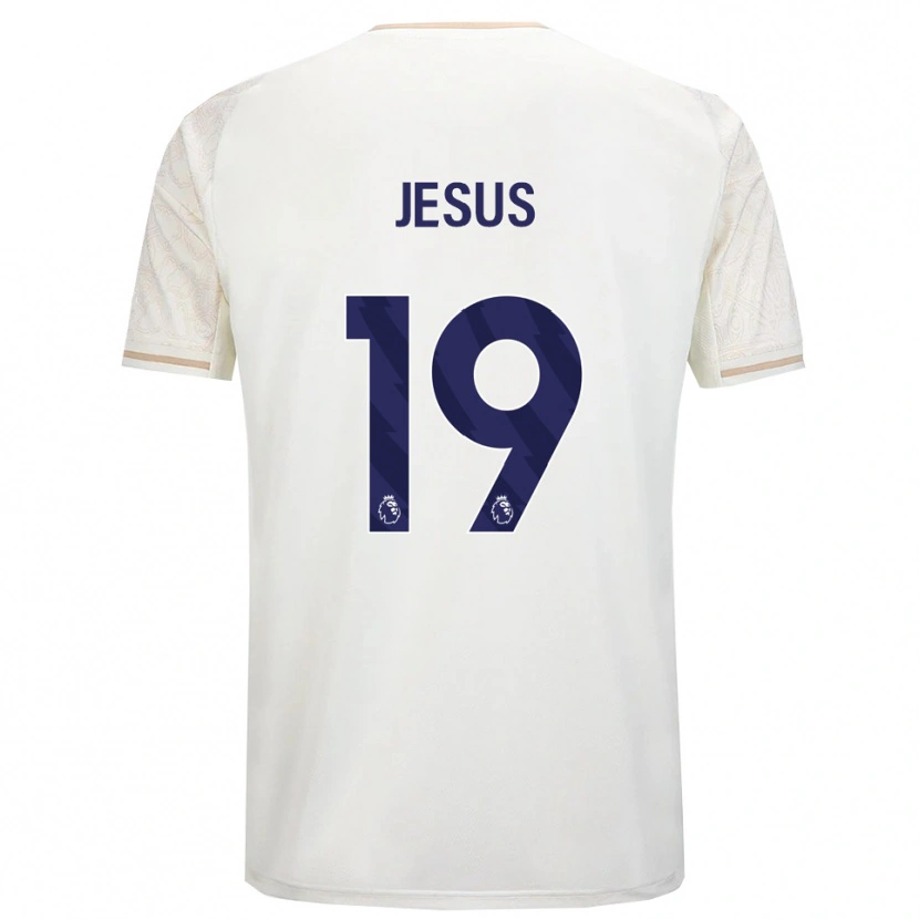 Danxen Uomo Maglia Igor Jesus #19 Bianco Sporco Nero Kit Gara Away 2025/26 Maglietta