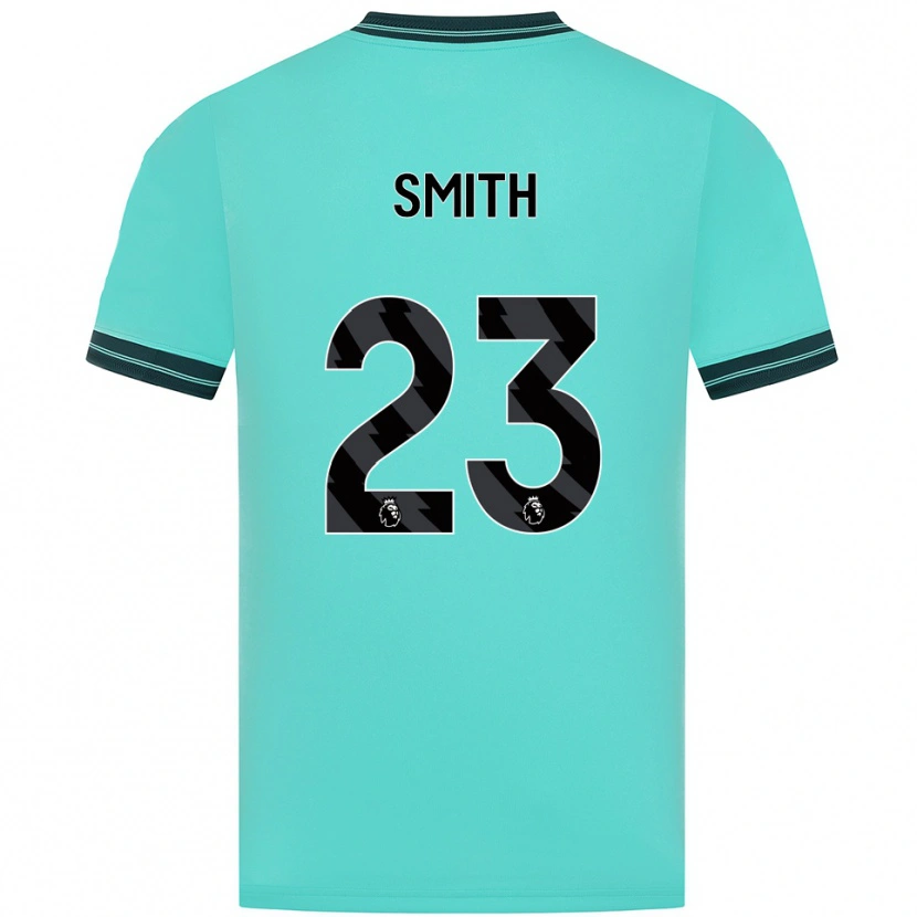 Danxen Uomo Maglia Josie Smith #23 Azzurro Verde Kit Gara Away 2025/26 Maglietta
