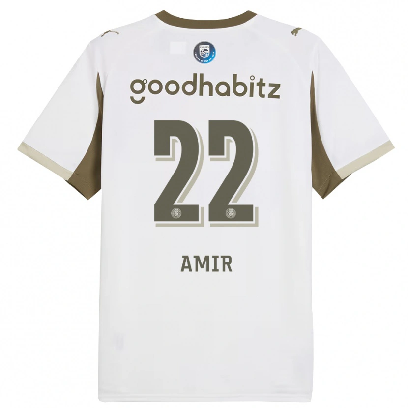 Danxen Uomo Maglia Amir Al-Anany #22 Bianco Grigio Kit Gara Third 2025/26 Maglietta