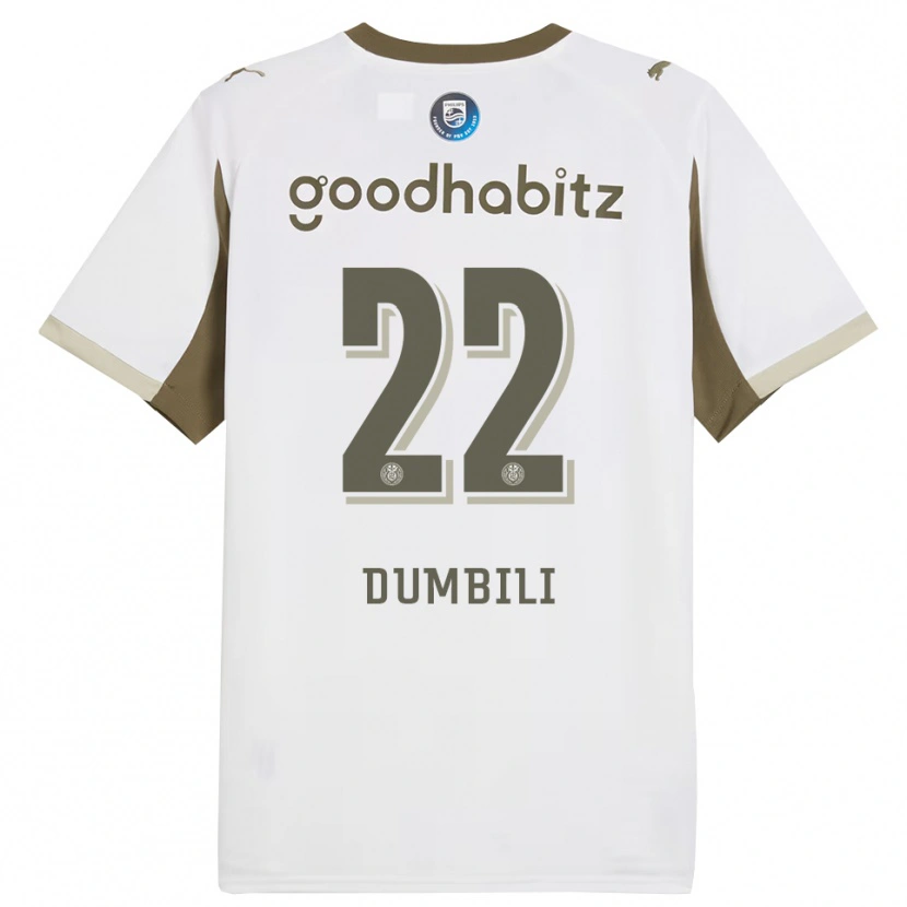Danxen Uomo Maglia Samuel Dumbili #22 Bianco Grigio Kit Gara Third 2025/26 Maglietta