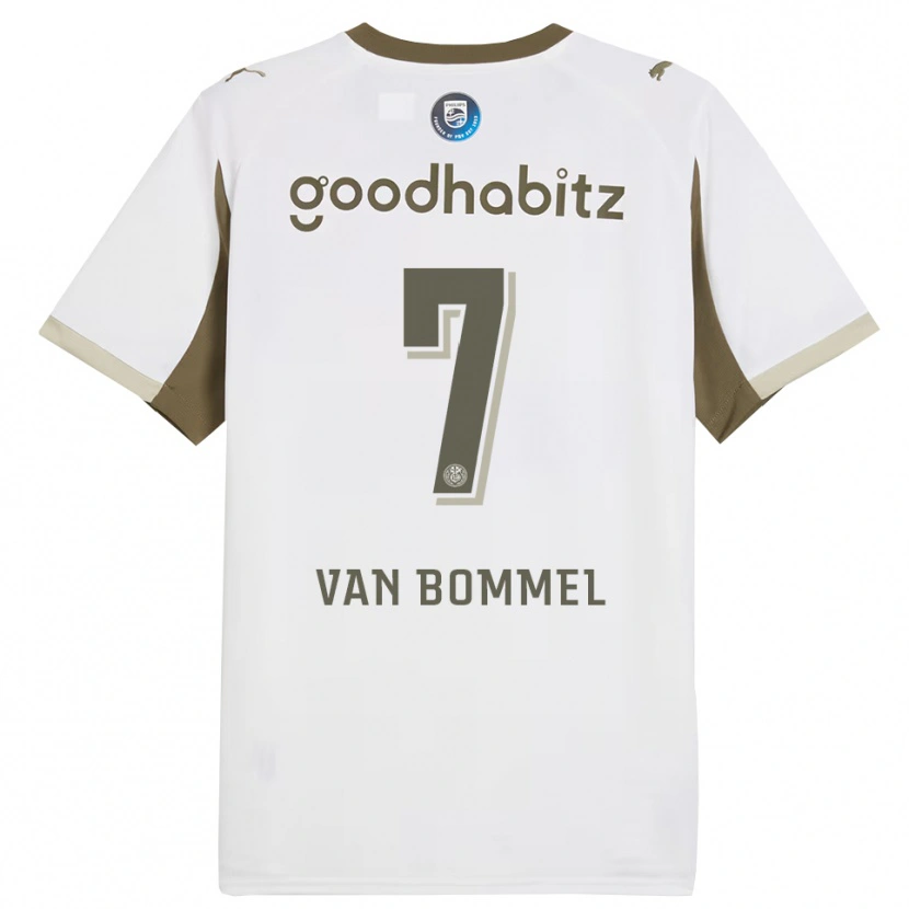 Danxen Uomo Maglia Ruben Van Bommel #7 Bianco Grigio Kit Gara Third 2025/26 Maglietta