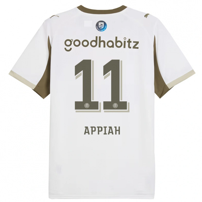 Danxen Uomo Maglia Obama Appiah #11 Bianco Grigio Kit Gara Third 2025/26 Maglietta