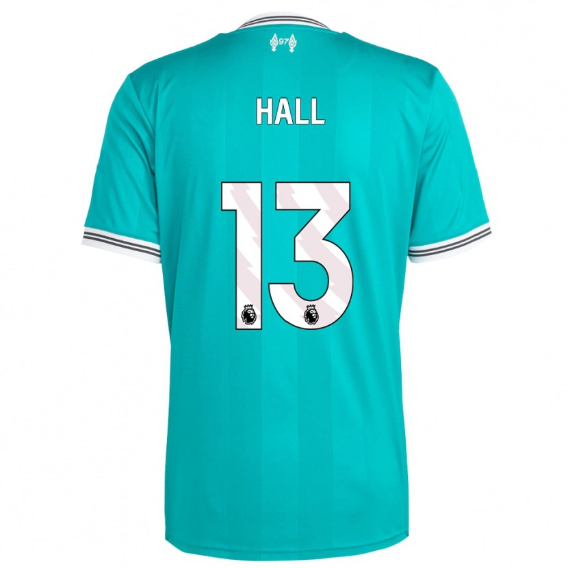 Danxen Uomo Maglia Bailey Hall #13 Verde Bianco Kit Gara Third 2025/26 Maglietta
