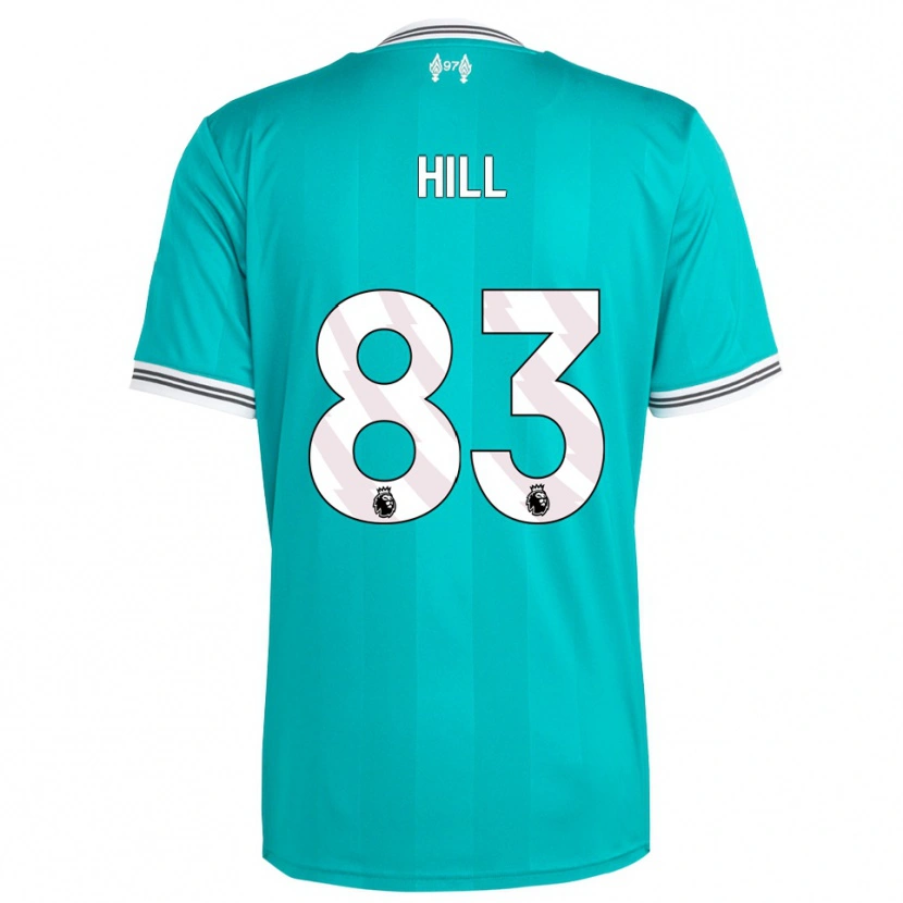 Danxen Uomo Maglia Thomas Hill #83 Verde Bianco Kit Gara Third 2025/26 Maglietta