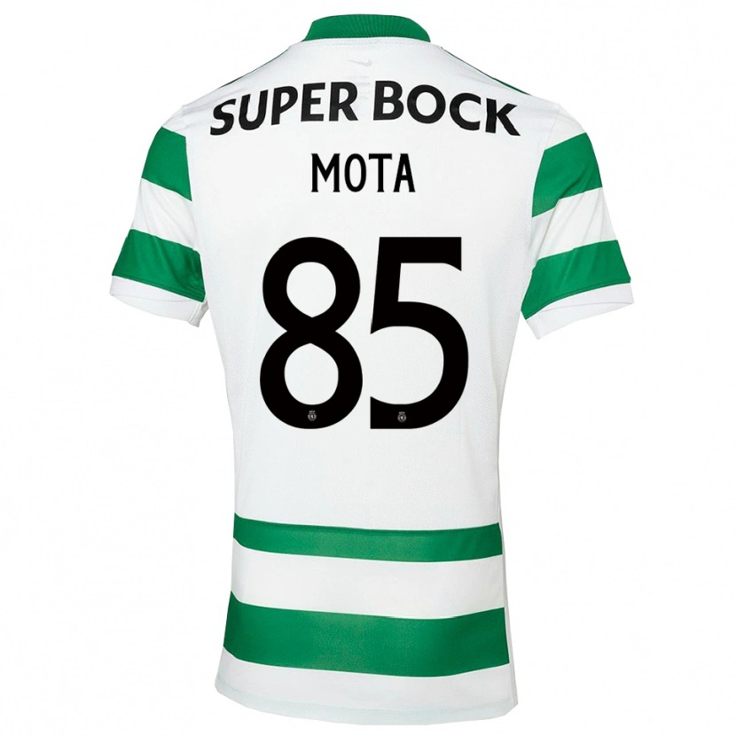 Danxen Donna Maglia Rafael Mota #85 Verde Bianco Kit Gara Home 2025/26 Maglietta
