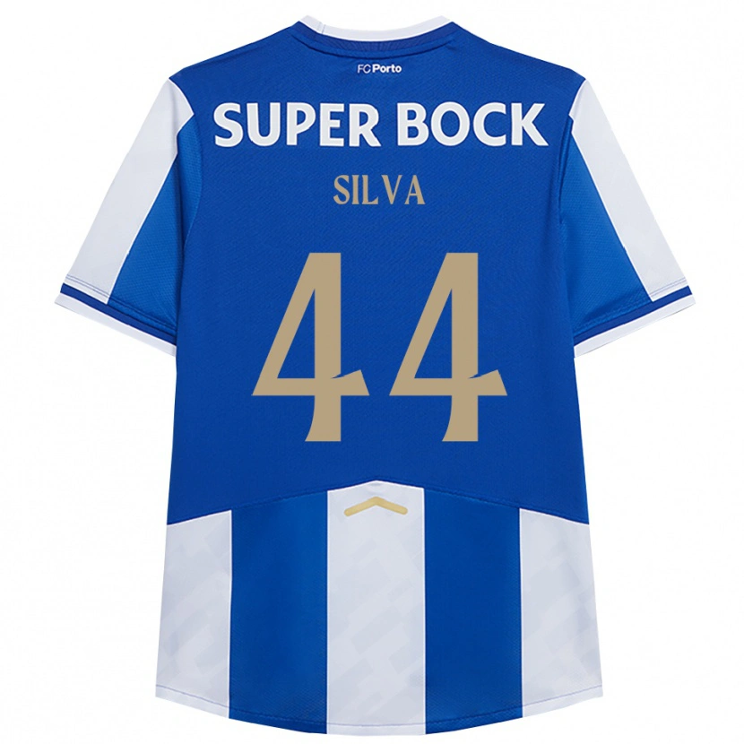 Danxen Donna Maglia Felipe Silva #44 Blu Bianco Kit Gara Home 2025/26 Maglietta