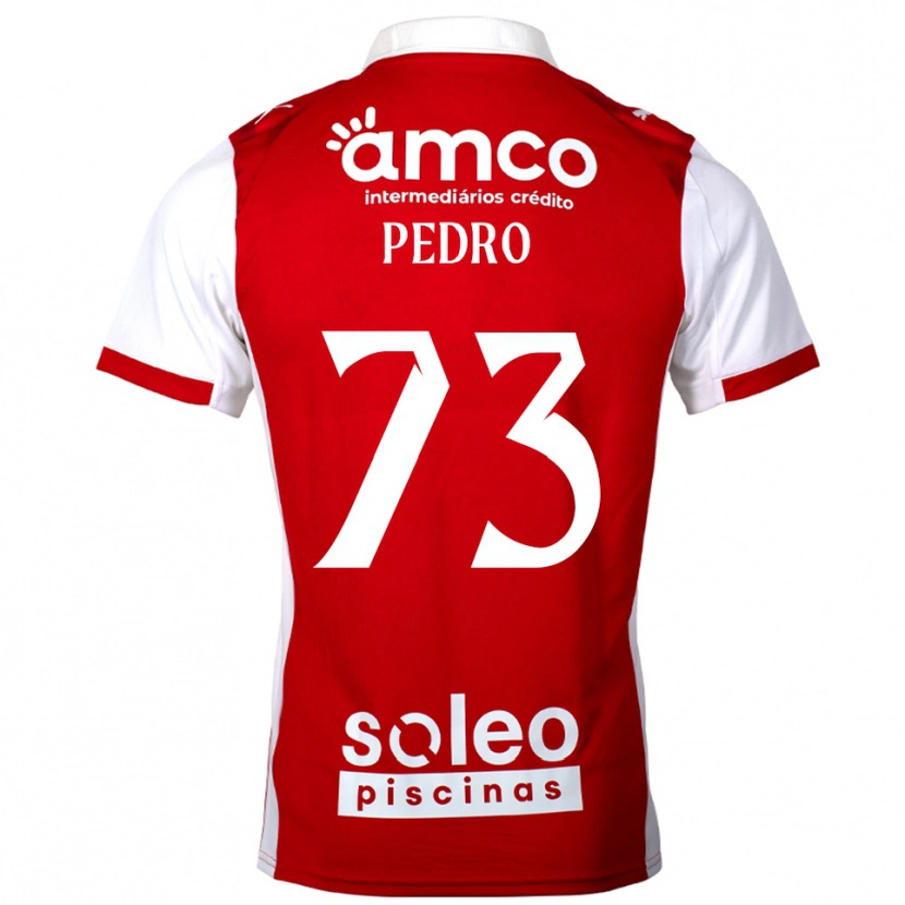 Danxen Donna Maglia Zé Pedro #73 Rosso Bianco Kit Gara Home 2025/26 Maglietta