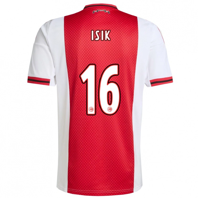 Danxen Donna Maglia Enes Işık #16 Rosso Bianco Kit Gara Home 2025/26 Maglietta