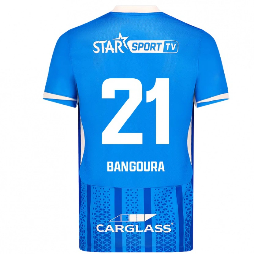 Danxen Donna Maglia Ibrahima Sory Bangoura #21 Blu Bianco Kit Gara Home 2025/26 Maglietta