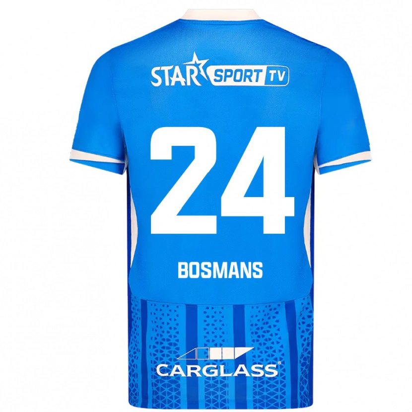 Danxen Donna Maglia Pia Bosmans #24 Blu Bianco Kit Gara Home 2025/26 Maglietta
