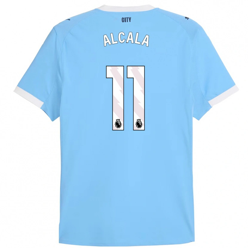 Danxen Donna Maglia Álex Alcalá #11 Azzurro Bianco Kit Gara Home 2025/26 Maglietta