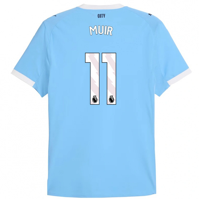 Danxen Donna Maglia Ashton Muir #11 Azzurro Bianco Kit Gara Home 2025/26 Maglietta