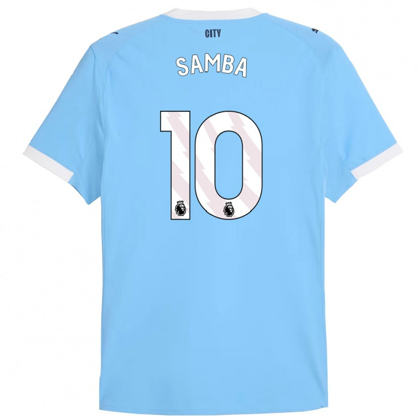 Danxen Donna Maglia Tyrone Samba #10 Azzurro Bianco Kit Gara Home 2025/26 Maglietta