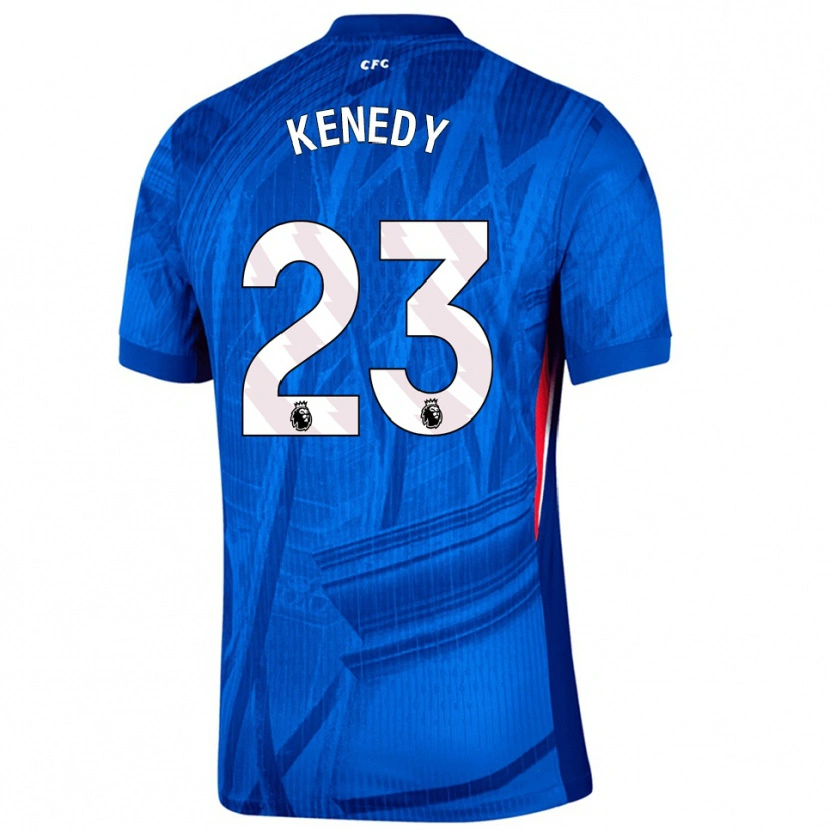Danxen Donna Maglia Robert Kenedy #23 Blu Bianco Kit Gara Home 2025/26 Maglietta