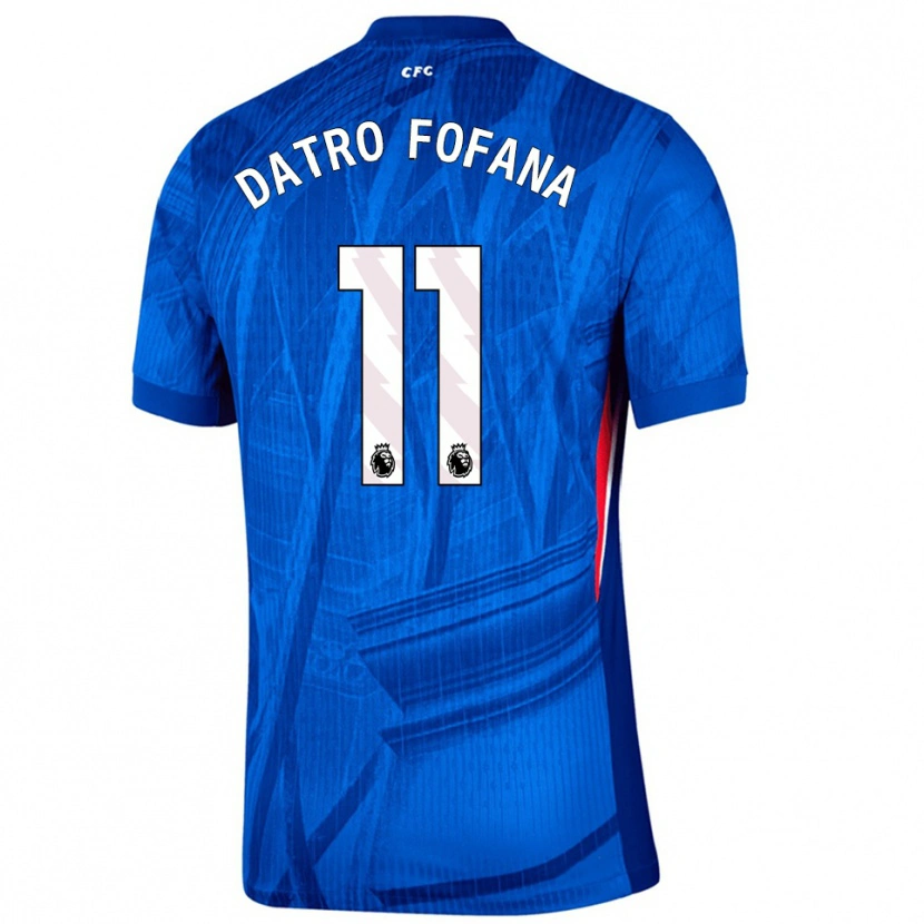 Danxen Donna Maglia David Datro Fofana #11 Blu Bianco Kit Gara Home 2025/26 Maglietta