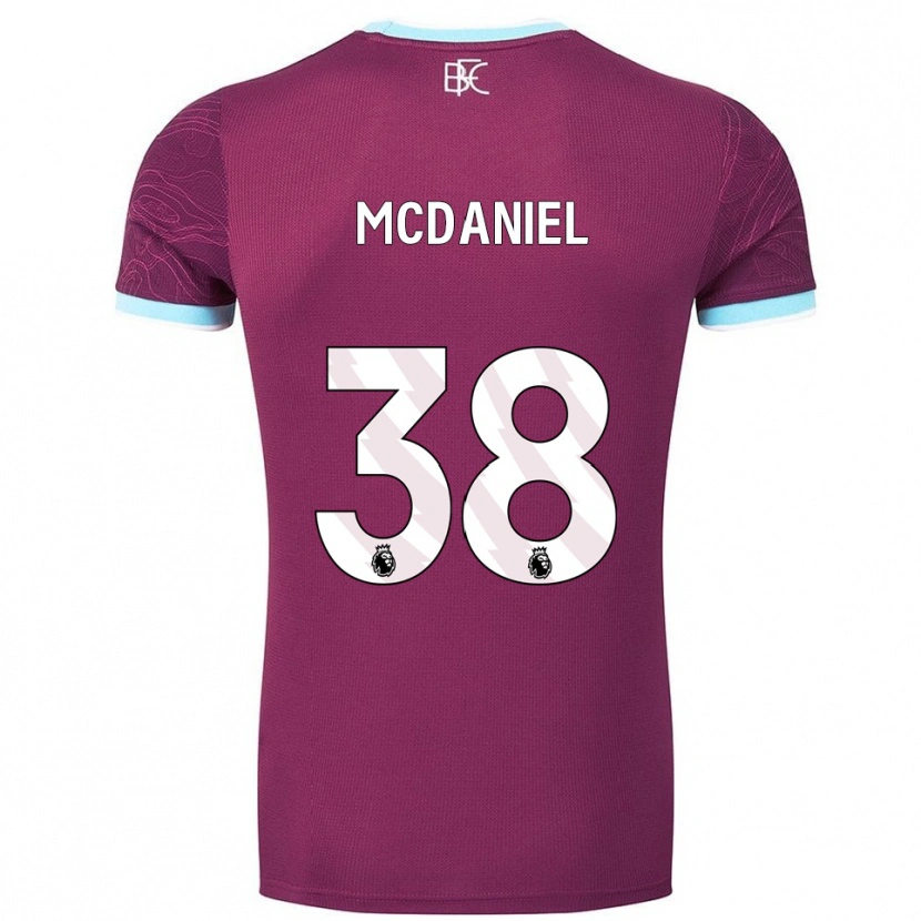 Danxen Donna Maglia Louise Mcdaniel #38 Borgogna Azzurro Kit Gara Home 2025/26 Maglietta