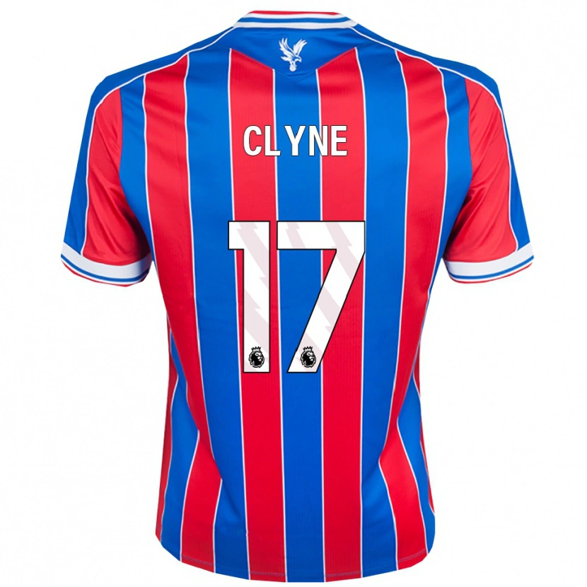 Danxen Donna Maglia Nathaniel Clyne #17 Blu Rosso Bianco Kit Gara Home 2025/26 Maglietta