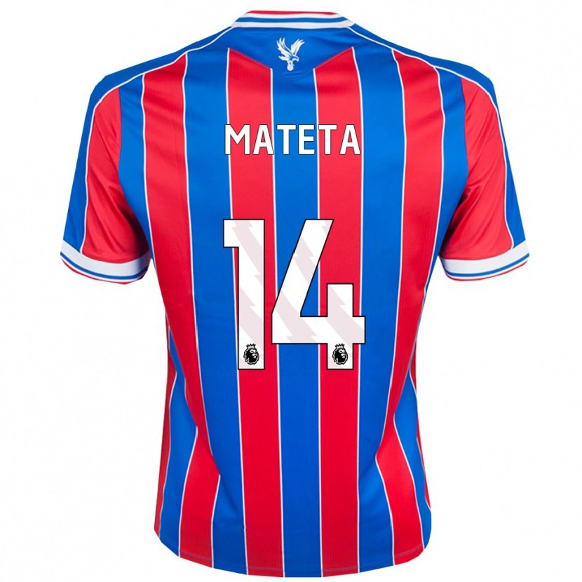 Danxen Donna Maglia Jean-Philippe Mateta #14 Blu Rosso Bianco Kit Gara Home 2025/26 Maglietta