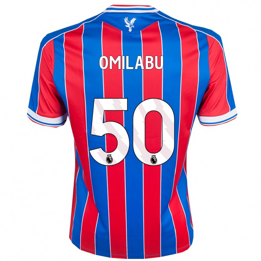 Danxen Donna Maglia David Omilabu #50 Blu Rosso Bianco Kit Gara Home 2025/26 Maglietta