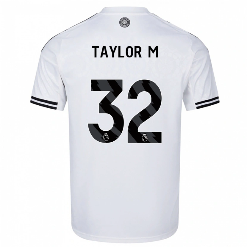 Danxen Donna Maglia Belle Taylor-M #32 Bianco Nero Kit Gara Home 2025/26 Maglietta