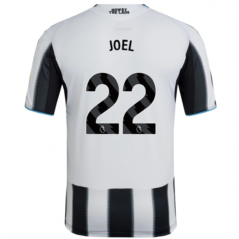 Danxen Donna Maglia Lois Joel #22 Nero Bianco Kit Gara Home 2025/26 Maglietta