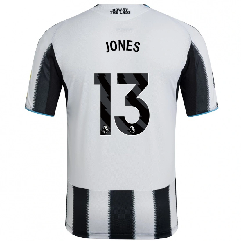 Danxen Donna Maglia Tyler Jones #13 Nero Bianco Kit Gara Home 2025/26 Maglietta