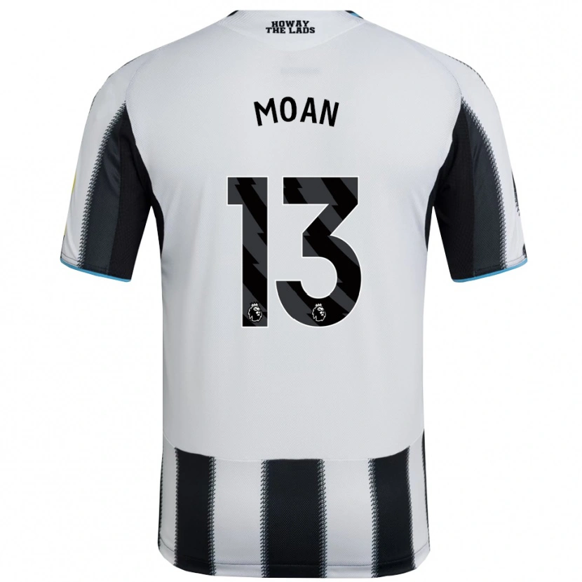 Danxen Donna Maglia Claudia Moan #13 Nero Bianco Kit Gara Home 2025/26 Maglietta