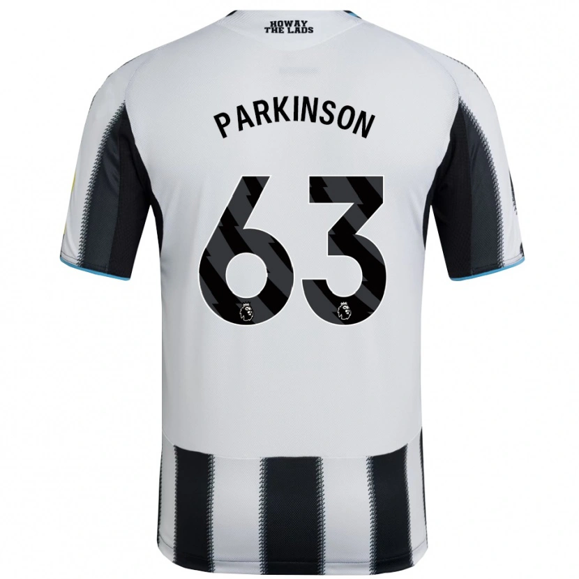 Danxen Donna Maglia Ben Parkinson #63 Nero Bianco Kit Gara Home 2025/26 Maglietta