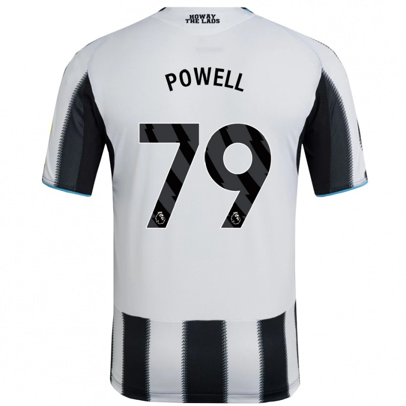 Danxen Donna Maglia Rory Powell #79 Nero Bianco Kit Gara Home 2025/26 Maglietta