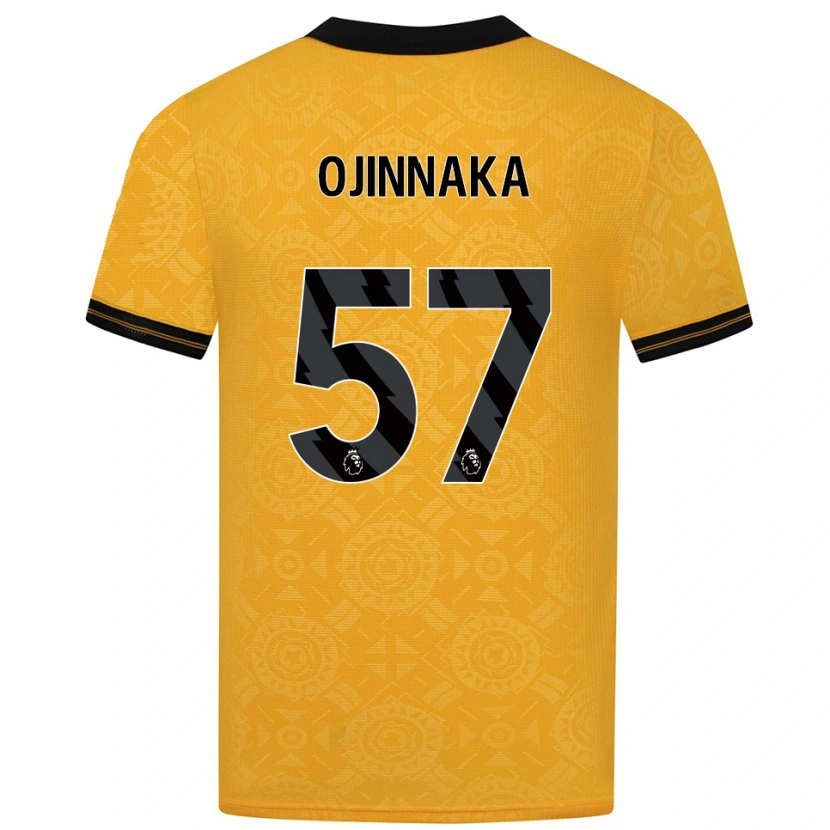 Danxen Donna Maglia Temple Ojinnaka #57 Giallo Nero Kit Gara Home 2025/26 Maglietta
