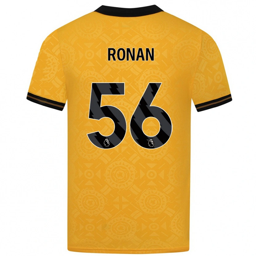 Danxen Donna Maglia Connor Ronan #56 Giallo Nero Kit Gara Home 2025/26 Maglietta