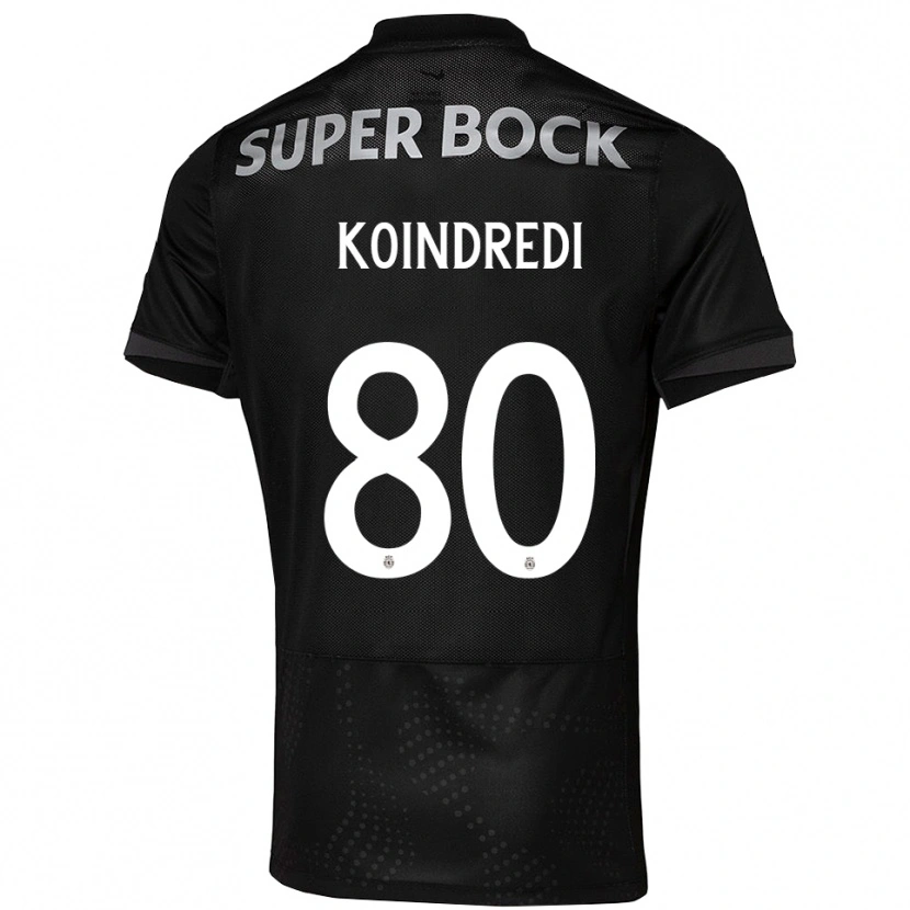 Danxen Donna Maglia Koba Koindredi #80 Nero Bianco Kit Gara Away 2025/26 Maglietta