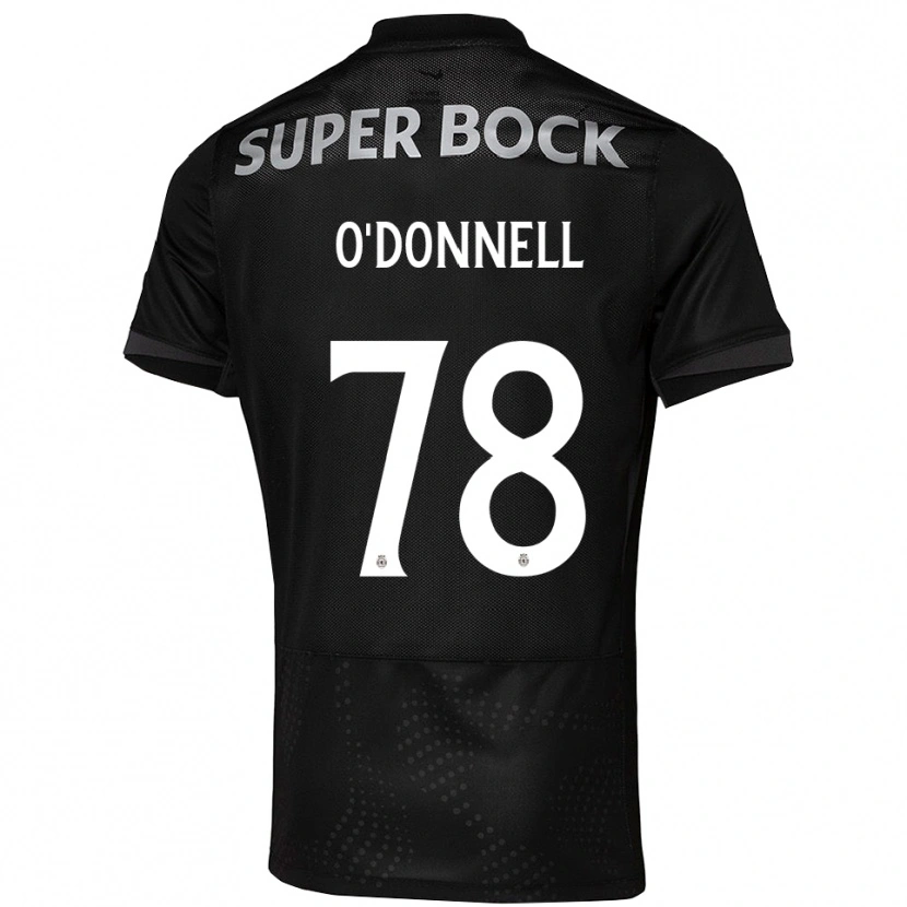 Danxen Donna Maglia Miri O'donnell #78 Nero Bianco Kit Gara Away 2025/26 Maglietta