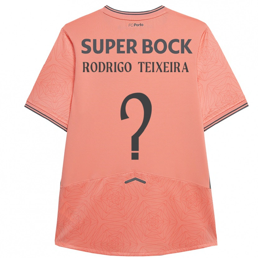 Danxen Donna Maglia Rodrigo Teixeira #0 Rosa Navy Kit Gara Away 2025/26 Maglietta