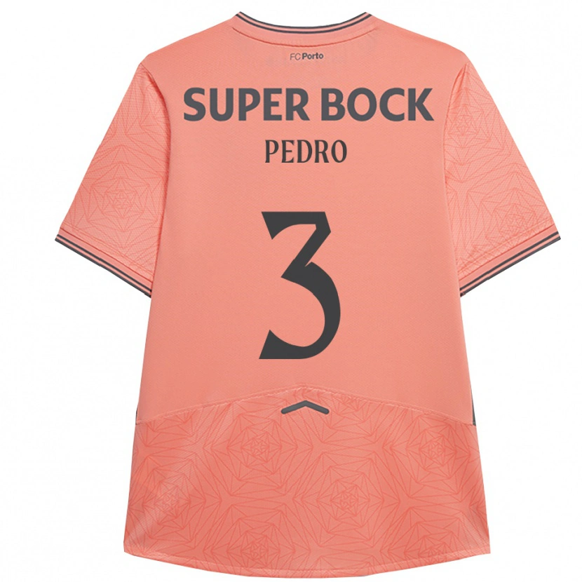 Danxen Donna Maglia Zé Pedro #3 Rosa Navy Kit Gara Away 2025/26 Maglietta