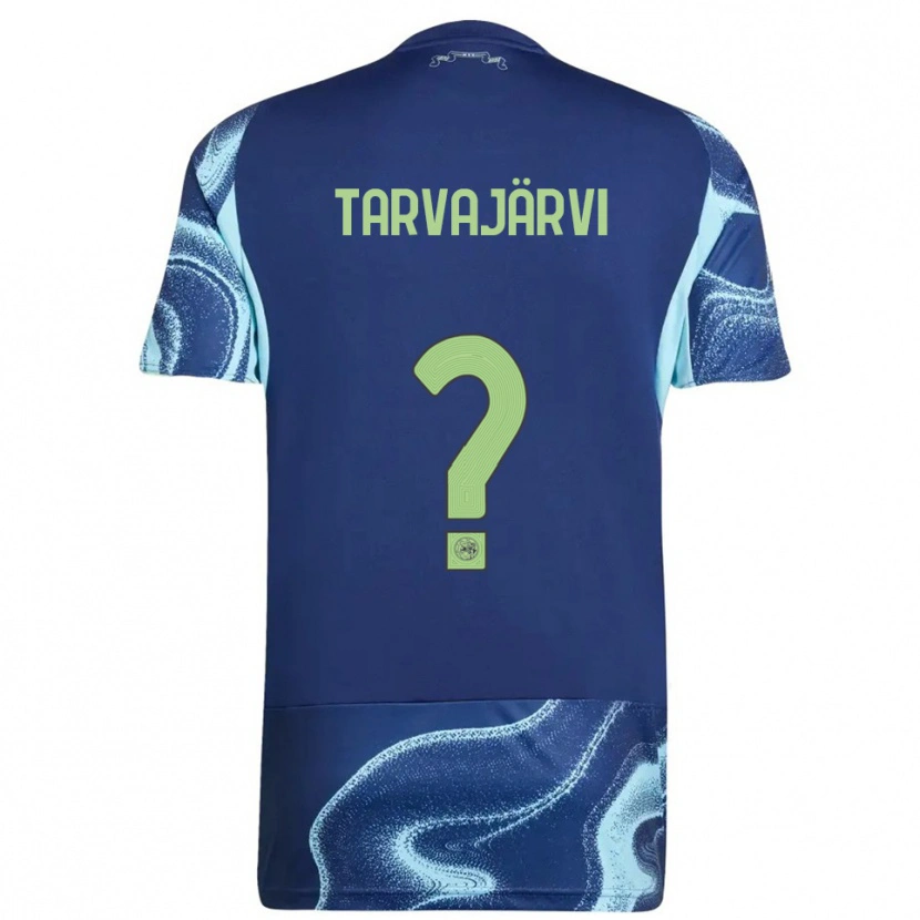 Danxen Donna Maglia Niilo Tarvajärvi #0 Navy Azzurro Kit Gara Away 2025/26 Maglietta