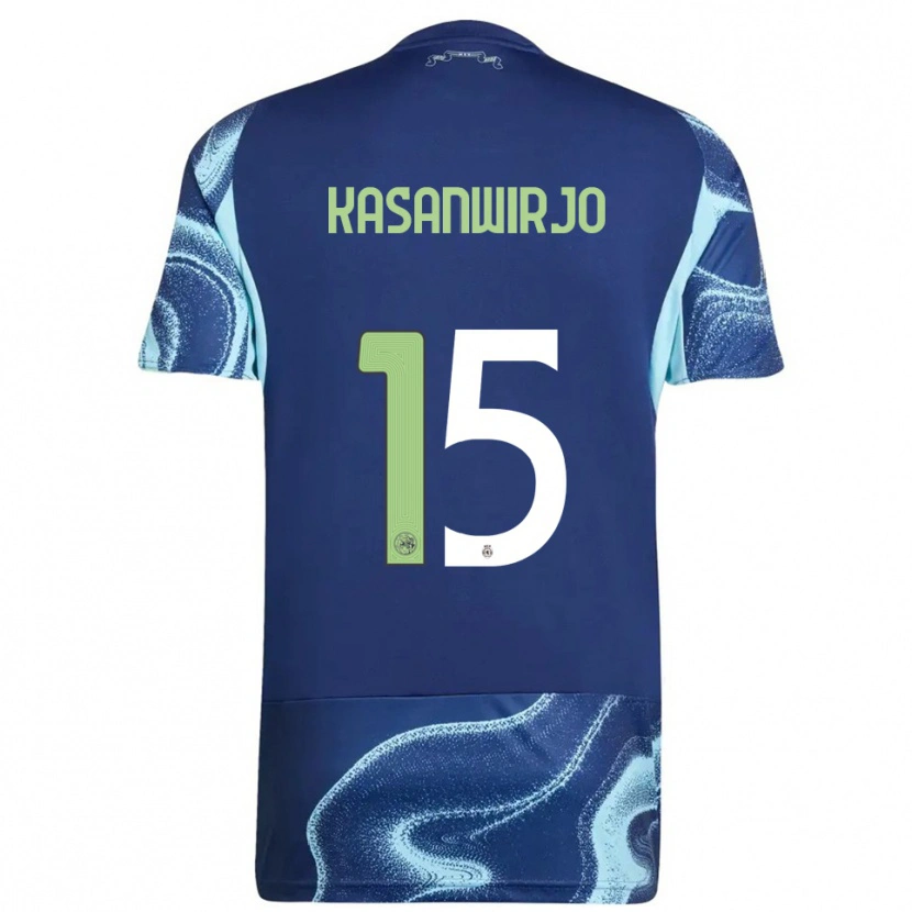 Danxen Donna Maglia Kennynho Kasanwirjo #15 Navy Azzurro Kit Gara Away 2025/26 Maglietta